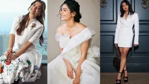 Happy Birthday Rashmika Mandanna Steal Her White Looks For Easter 2026 Festive Parties Celebrations