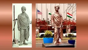 Indian Sculptor Naresh Kumar Kumawat Creates Swami Vivekananda Monument In The Us 013