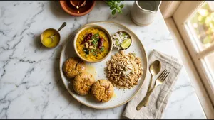 Snacks Dal Bati Churma Recipe Traditional Festival Special 011