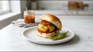 Snacks Vada Pav Recipe Mumbai Street Style Authentic 011