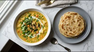 Dinner Vegetable Kurma Recipe South Indian Authentic Taste 011