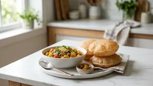 Lunch Aloo Puri Recipe North Indian Comfort Meal 011