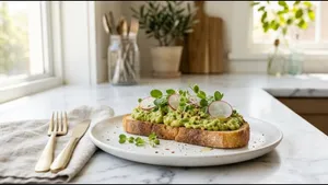 Breakfast Avocado Toast Recipe Trendy Healthy Start 011