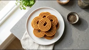 Snacks Murukku Recipe Crunchy South 011