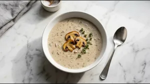 Snacks Mushroom Soup Recipe Warm Comfort 011