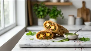 Lunch Paneer Roll Recipe Street Style 011