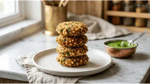 Snacks Sabudana Vada Recipe Shallow Fry Crispy 011