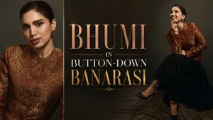 Bhumi Pednekars Button Down Banarasi Jacket Breaks Every Rule Of Traditional Fashion