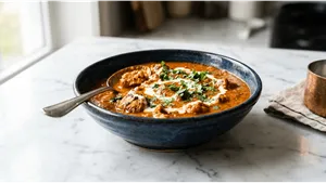 Lunch Chicken Tikka Masala Recipe Restaurant Style Rich Gravy 011