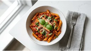 Dinner Arrabiata Pasta Recipe Authentic Indian Style 011