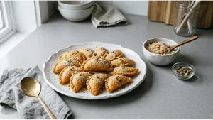 Snacks Karanji Recipe Festive Sweet Delight 011