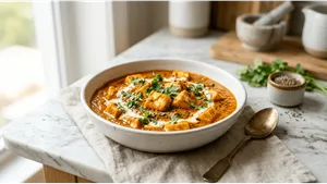 Lunch Paneer Sabji Recipe Simple Everyday Curry 011