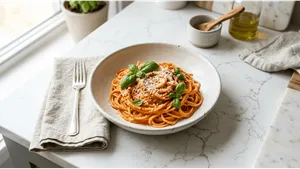 Dinner Pink Sauce Pasta Recipe Cafe Style 011