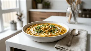Lunch Kaju Curry Recipe Rich Mughlai Style 011