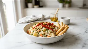 Snacks Russian Salad Recipe Spanish Style 011