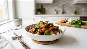 Dinner Chicken Chilli Recipe Typical Home Style 011