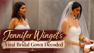 Jennifer Wingets Viral Bridal Gown Trial Video Reveals Intricate Details Behind Her Bespoke Couture