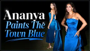 Ananya Pandays 1 Lakh Sapphire Blue Gown Is A Refreshing Take On Evening Glamour