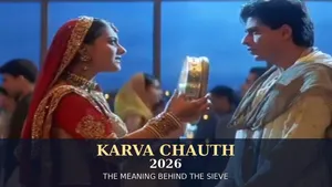 Karva Chauth 2026 Why Do Married Women Look At The Moon Through A Sieve Before Breaking Their Fast