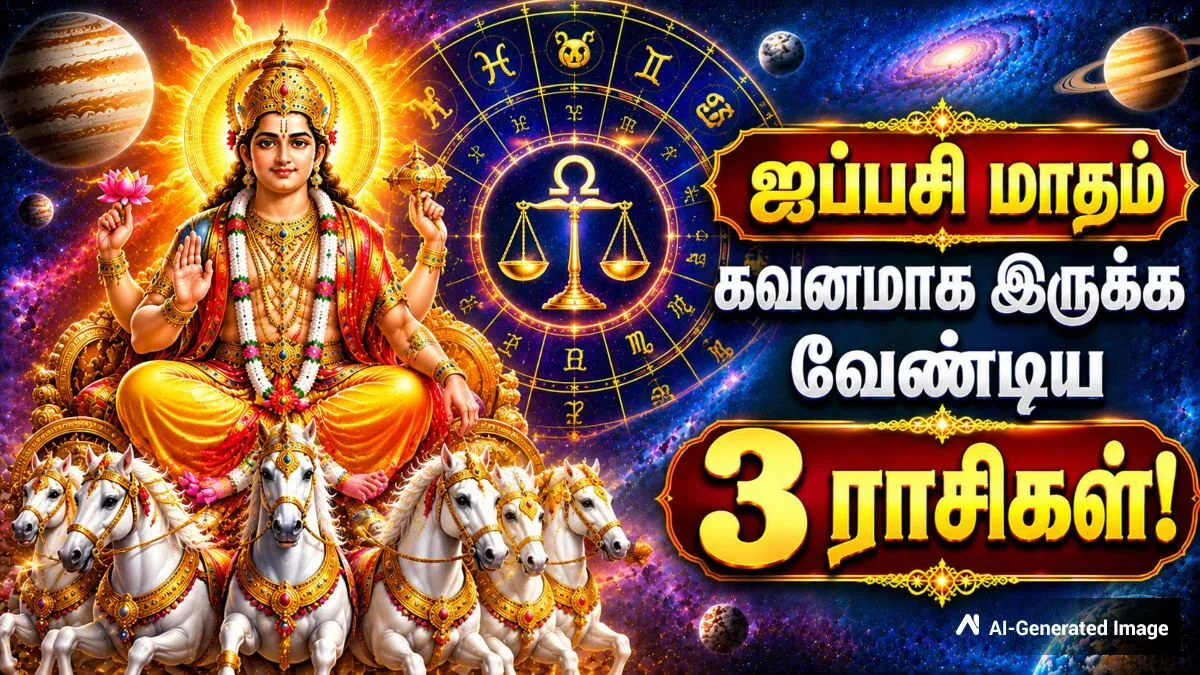Aippasi Matha Rasi Palan 2026: ஐப்பசி மாசம் இந்த 3 ராசிக்காரங்களை வெச்சு செய்யப்போகுது.. உஷார்..