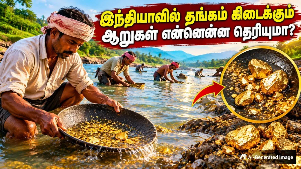 இந்தியாவில் தங்கம் கிடைத்த 3 தங்க நதிகள் என்னென்ன தெரியுமா? இந்த நதிகள் எந்த மாநிலத்தில் ஓடுது தெரியுமா?