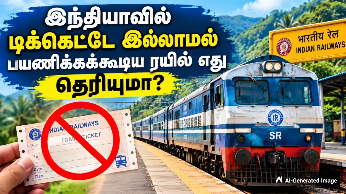 75 ஆண்டுகளாக பயணிகளிடம் டிக்கெட்டே வாங்காமல் இயங்கும் இந்தியாவின் ஒரே ரயில் எது தெரியுமா?