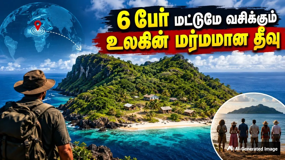 6 பேர் மட்டுமே வசிக்கும் உலகின் மிகவும் தனிமைப்படுத்தப்பட்ட தீவு - இந்த தீவில் என்ன அதிசயம் இருக்கு தெரியுமா?