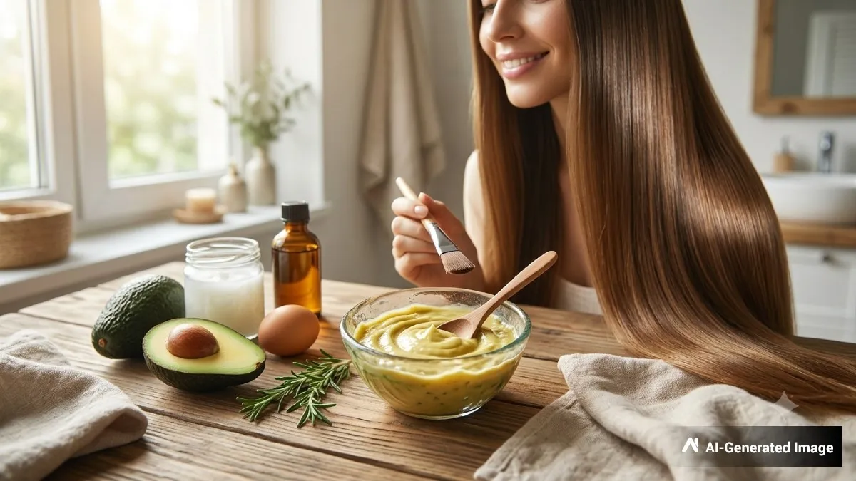 உங்க தலைமுடி வறண்டு தேங்காய் நார் போல் இருக்கா? அப்ப வீட்டிலேயே இந்த கெரட்டின் ஹேர் மாஸ்க்கை போடுங்க..
