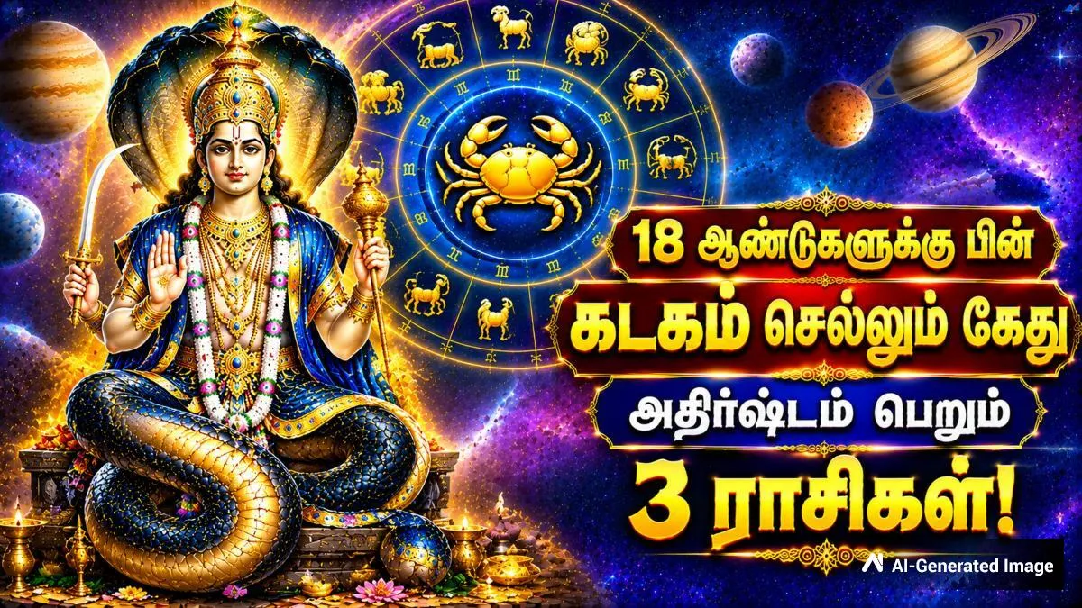 18 ஆண்டுகளுக்கு பின் கடகம் செல்லும் கேது: இந்த 3 ராசிக்காரர்களின் கஷ்டங்கள் முடிந்து அதிர்ஷ்ட கதவு திறக்கும்!