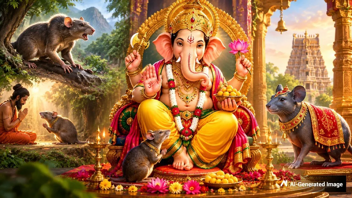 முழுமுதற் கடவுளான விநாயகருக்கு எலி எப்படி வாகனமாக மாறியது தெரியுமா?