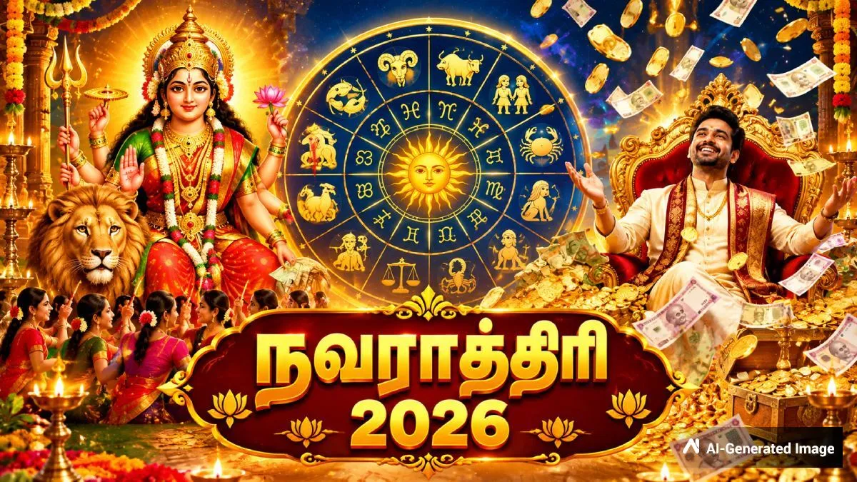 Navaratri 2026: இந்த நவராத்திரியில் ராஜயோகத்தை பெறப்போகும் 3 ராசிகள் - உங்க ராசி இதுல இருக்கா?