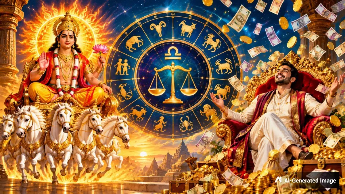 சூரியன் துலாம் ராசிக்கு பெயர்ச்சி அடைந்துள்ளதால் நவம்பர் மாதம் வரை ராஜவாழ்க்கை வாழப்போகும் 3 ராசிகள்